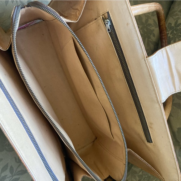 Vintage Mexican Leather Purse 👜 Tote - Picture 8 of 14